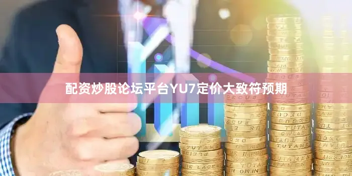 配资炒股论坛平台YU7定价大致符预期