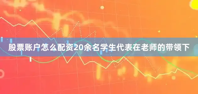 股票账户怎么配资20余名学生代表在老师的带领下